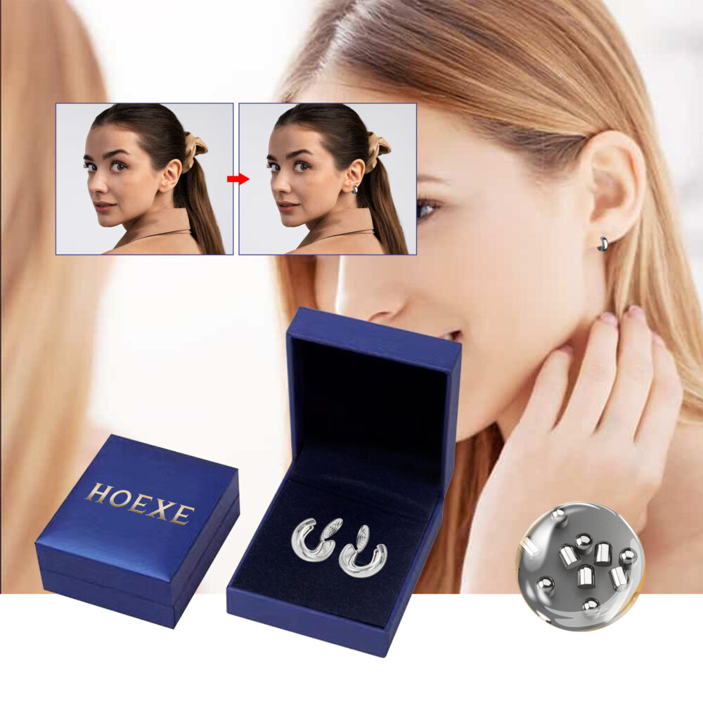 Chiropractic tinnitus Relief Earring Ear care Relief ear discomfort tinnitus ear massage earrings #JL04-HEK01-A004-1-BU1