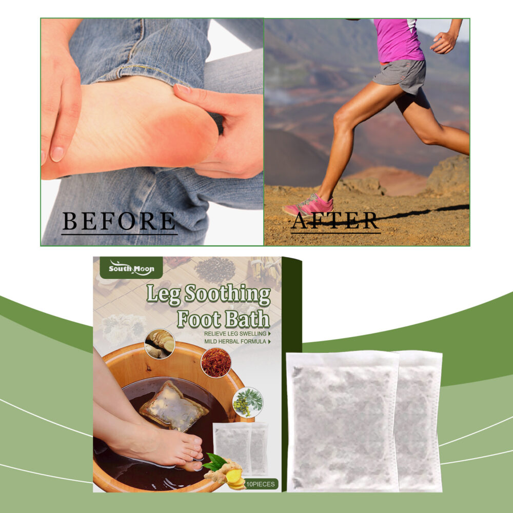 Ginger Foot Bath Pack Herbal Foot Bath Pack loosens muscle tension and cleans and maintains feet #JL04-SOB05-A008-10-WH1