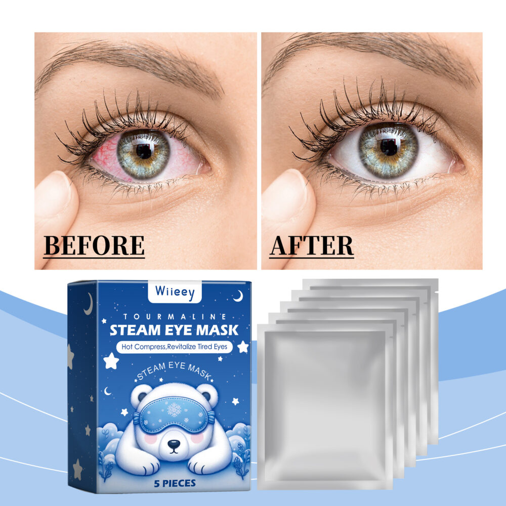 Sleep Steam eye mask Mild hot compress to relieve eye fatigue and improve sleep quality Daily use #JL04-WIA05-A005-5-BU1