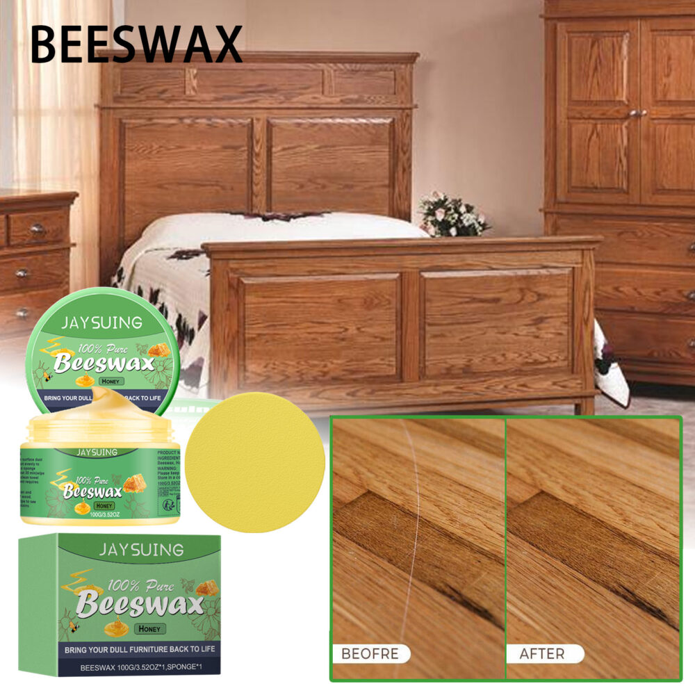 Wood Scratch Repair beeswax Home wood floor scratch color polishing and brightening care wax #JL04-JAB01-A082-1-GN1
