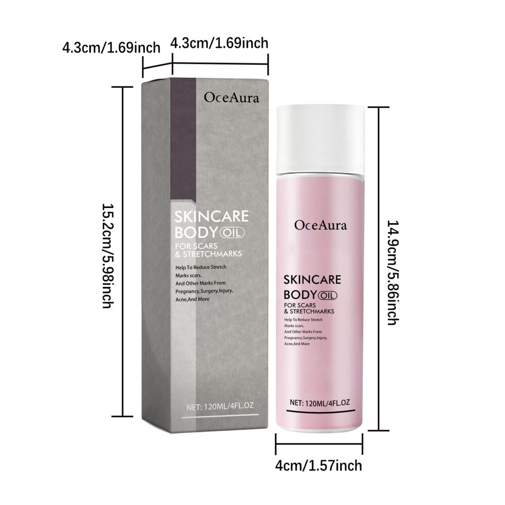 Skin care Body oil reduces scars and fine lines of pregnancy by moisturizing and repairing delicate and smooth body skin #JL04-OCA06-A048-120-GY1 - Image 2