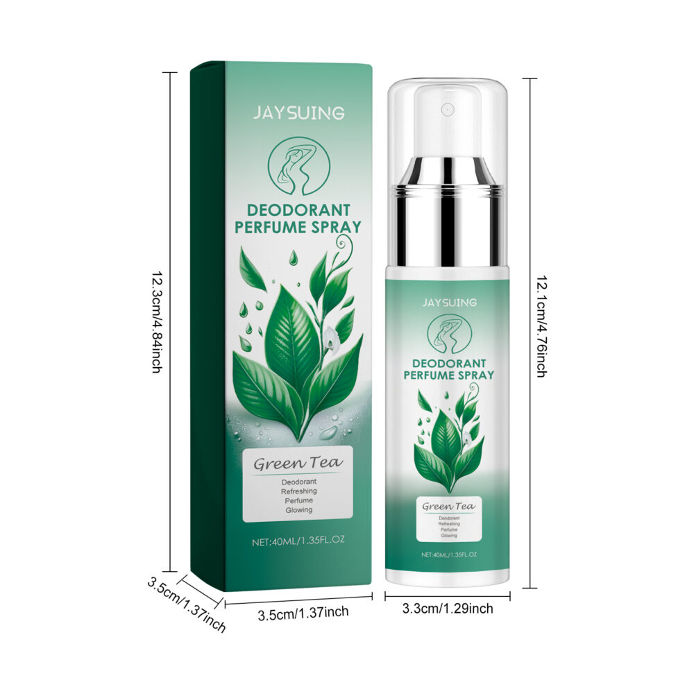 Green Tea Underarm Deodorizer Spray Underarm Sweat Deodorizer Refreshing whitening Deodorizer lasting deodorizer #JL04-JAB04-A038-40-GN1 - Image 2