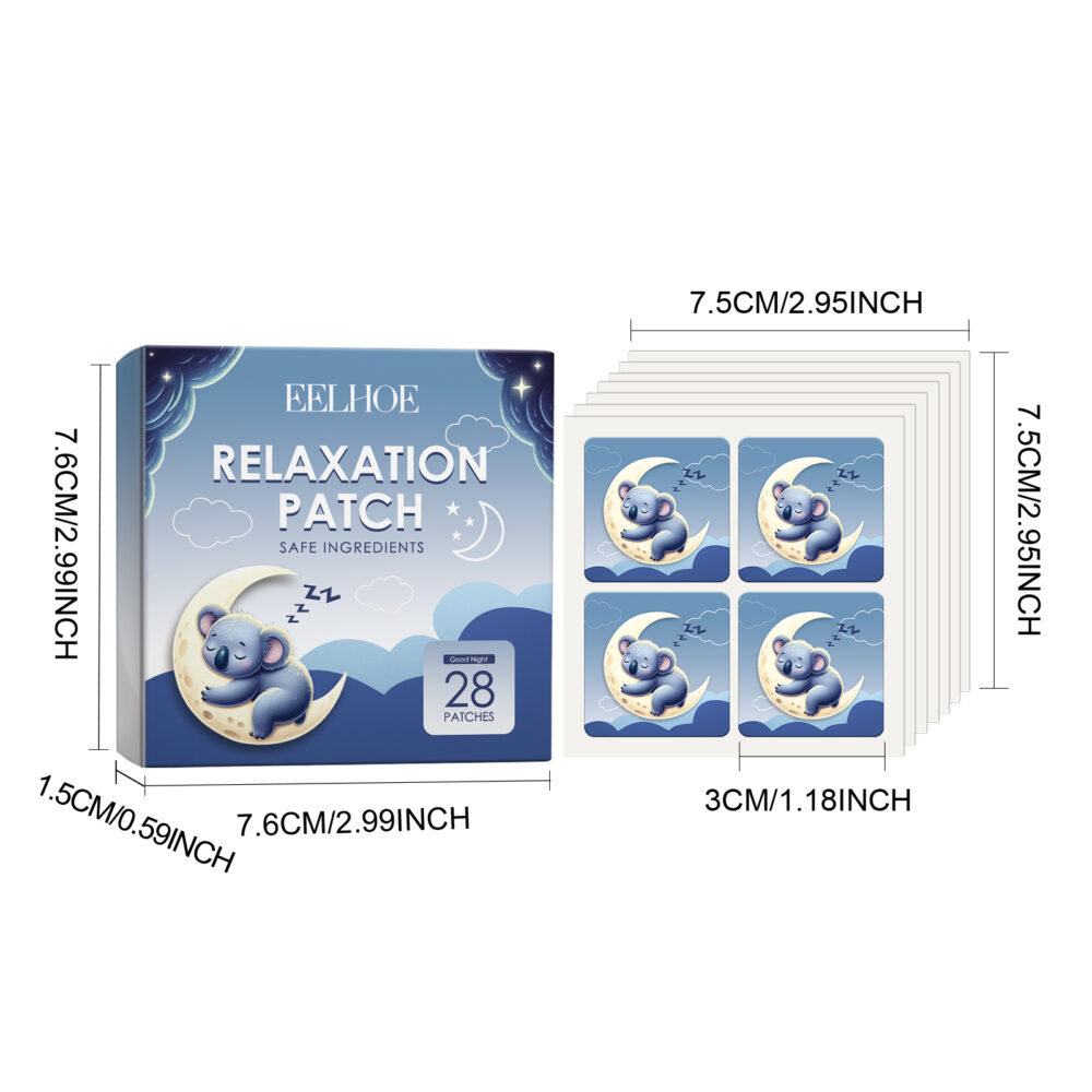 Sleep Good Night cartoon stickers help to fall asleep quickly at night care for sleep quality Sleep patch #JL04-EEB07-A002-28-BU1 - Image 2