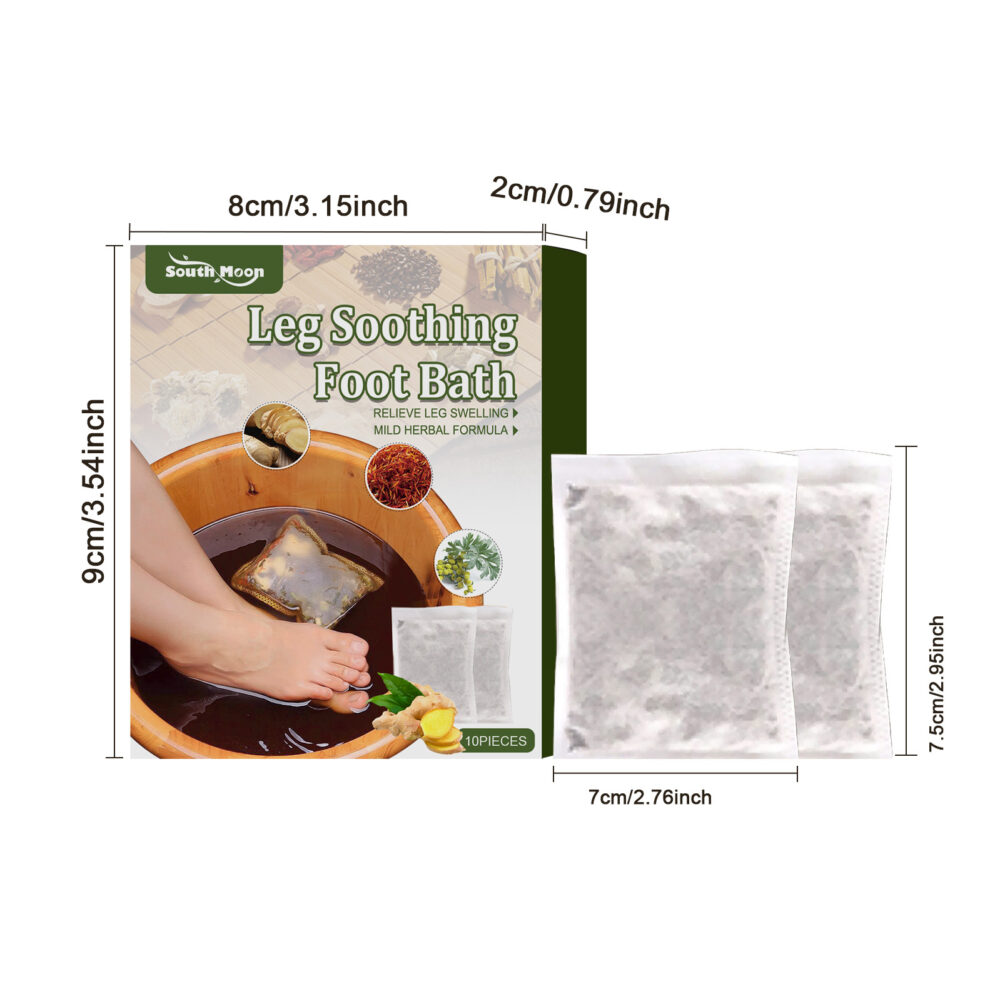 Ginger Foot Bath Pack Herbal Foot Bath Pack loosens muscle tension and cleans and maintains feet #JL04-SOB05-A008-10-WH1 - Image 2
