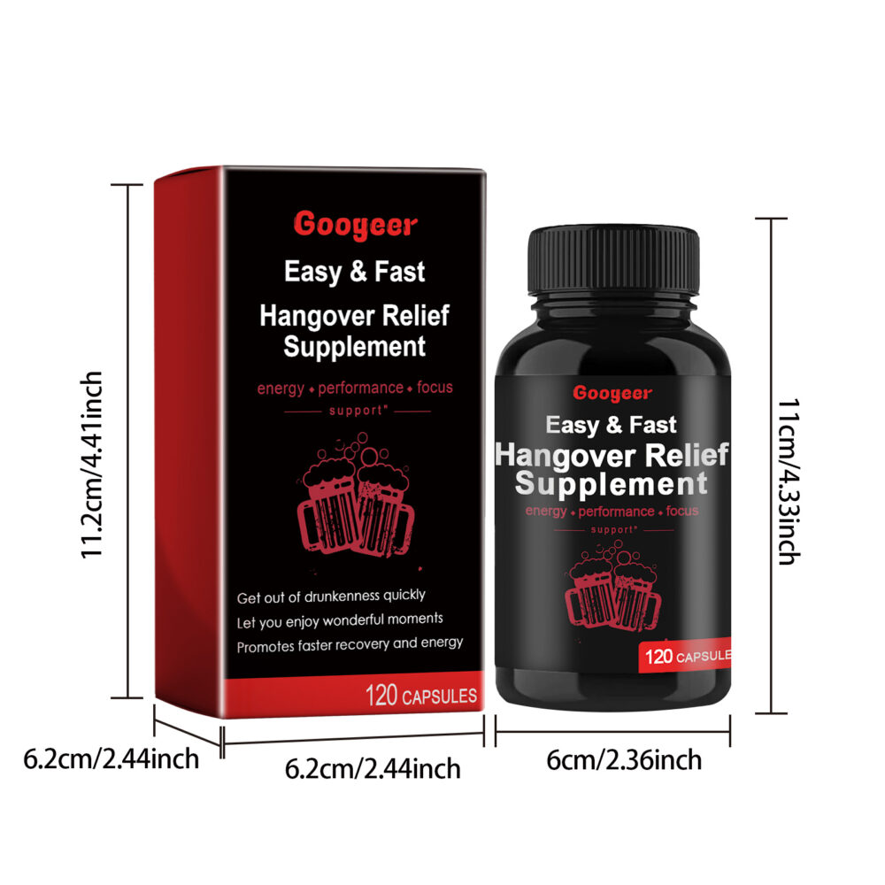 Hangover Relief Supplement Capsule Hangover Relief Supplement body treatment #JL04-GOB07-A020-120-BK1 - Image 2