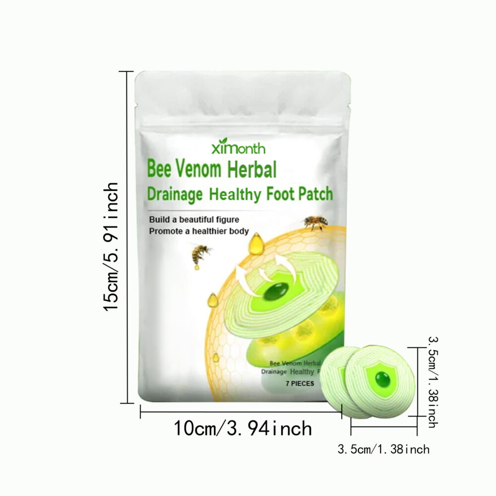 Bee Venom lymphatic Shaper Patch relieves lymphatic swelling firming abdomen arm Thigh flab Shaper Patch #JL04-XIB05-A021-7-WH1 - Image 2