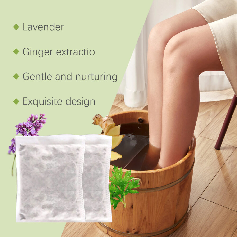 Ginger Foot Bath Pack Herbal Foot Bath Pack loosens muscle tension and cleans and maintains feet #JL04-SOB05-A008-10-WH1 - Image 12