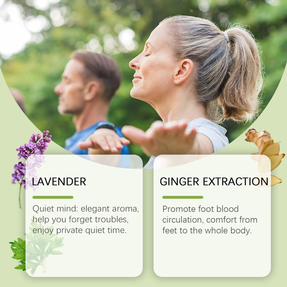 Ginger Foot Bath Pack Herbal Foot Bath Pack loosens muscle tension and cleans and maintains feet #JL04-SOB05-A008-10-WH1 - Image 3