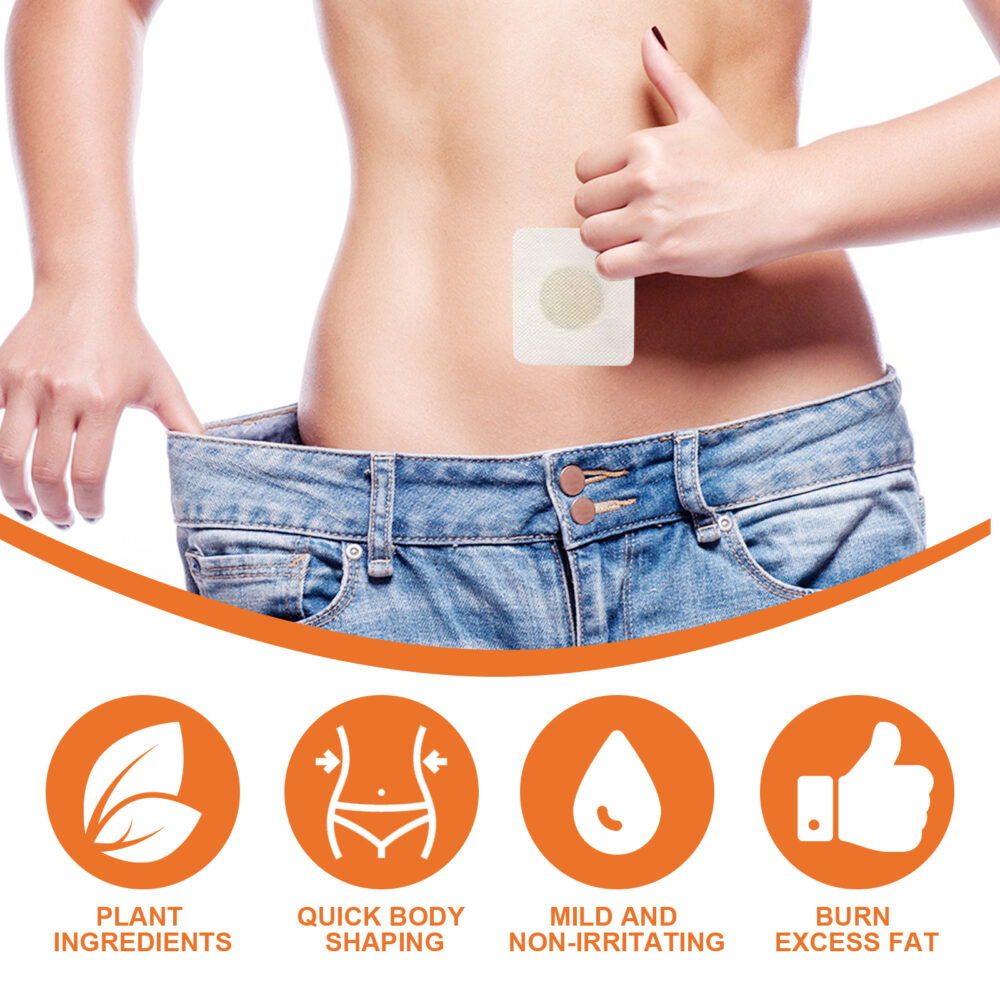 Shape Body Patch Firming Light Body Shape Slimming Belly Bye Meat Belly Button Patch #JL04-XIB08-A008-10-OG1 - Image 4