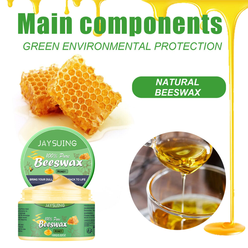 Wood Scratch Repair beeswax Home wood floor scratch color polishing and brightening care wax #JL04-JAB01-A082-1-GN1 - Image 4