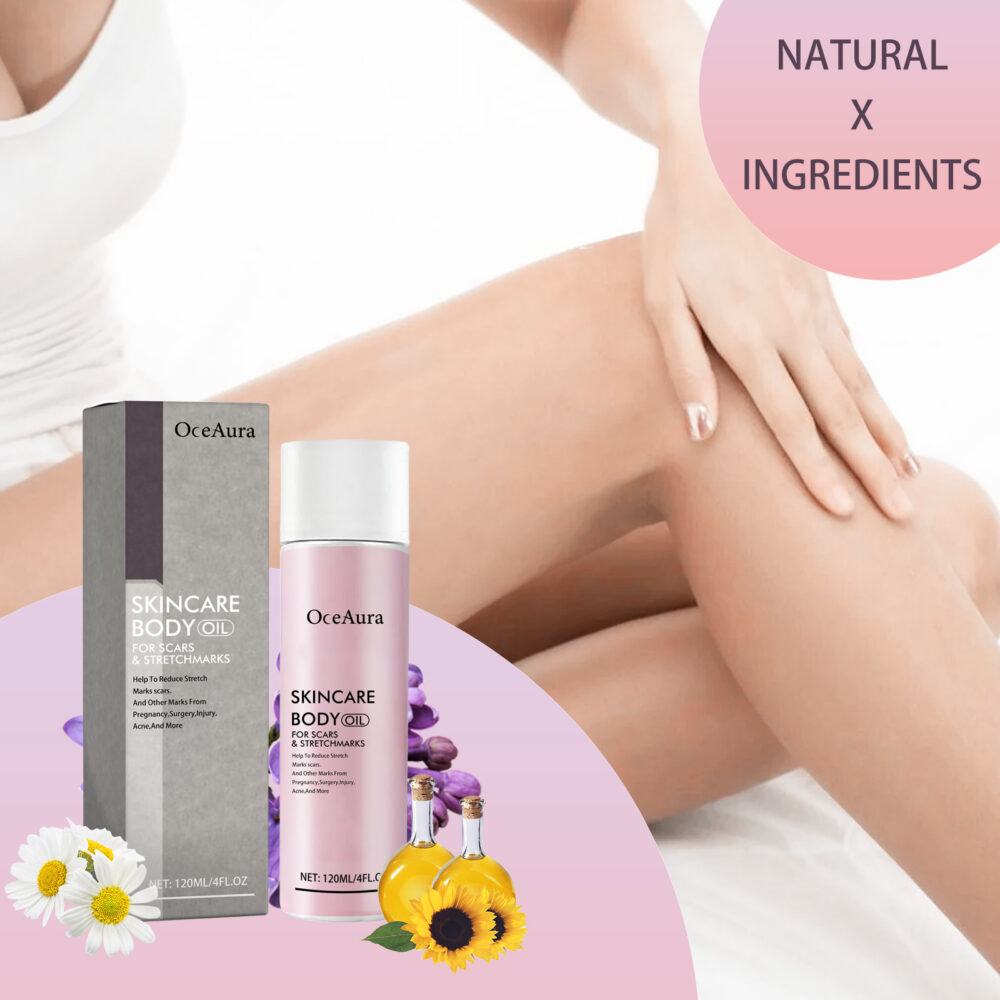 Skin care Body oil reduces scars and fine lines of pregnancy by moisturizing and repairing delicate and smooth body skin #JL04-OCA06-A048-120-GY1 - Image 6