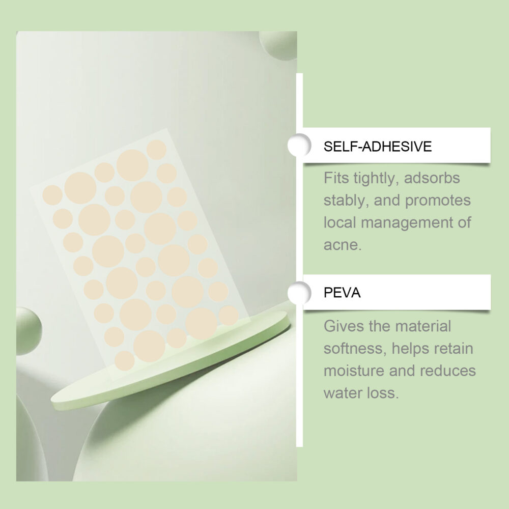 Acne Patch Gentle Cleansing helps relieve facial blemishes Appearance Concealer Breathable Facial Patch #JL04-OUA05-A161-36-WH1 - Image 6