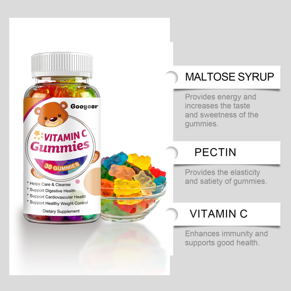 Ketogenic fat burning gummy Vitamin C gummy body Treatment #JL04-GOB08-A001-30-WH1 - Image 6