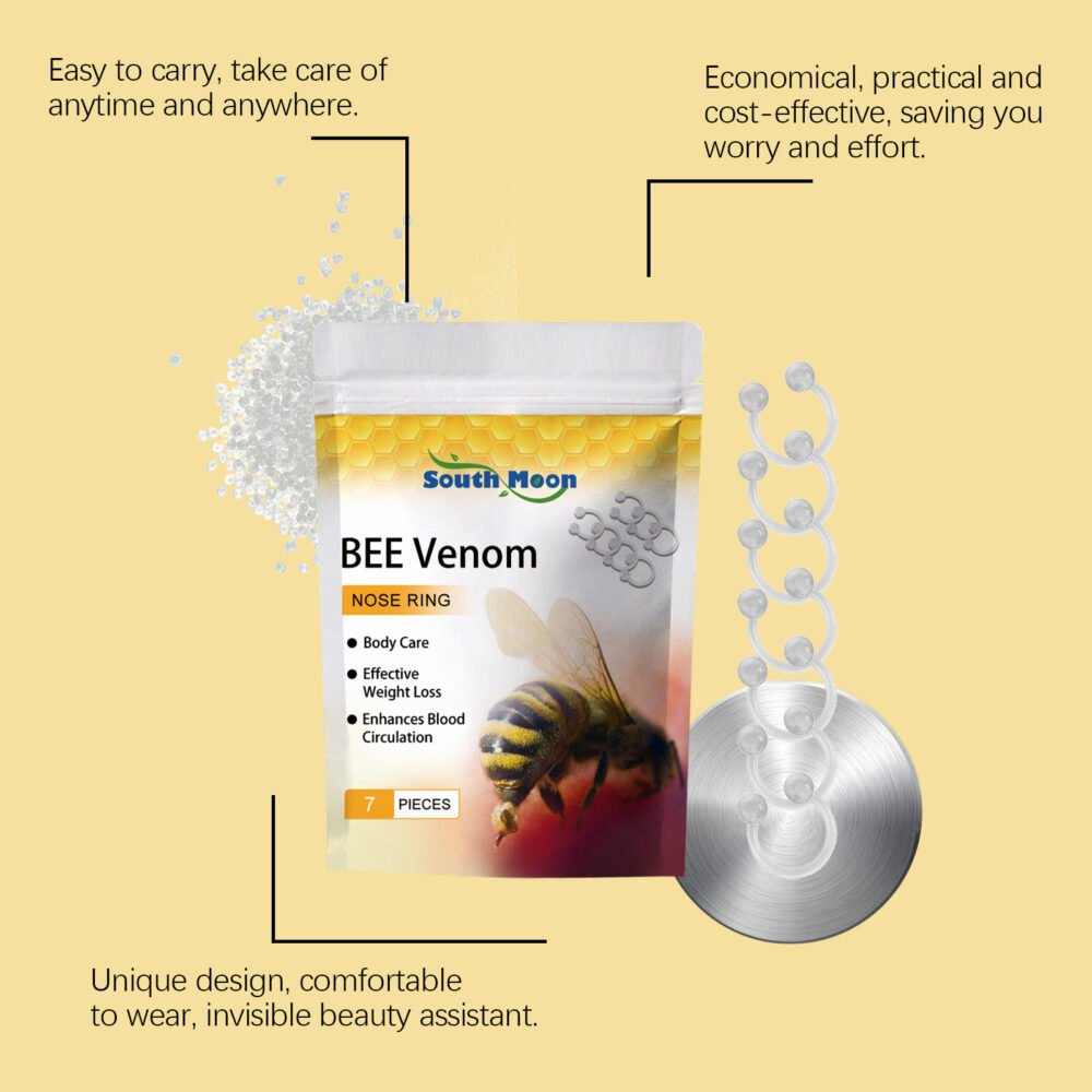 Body shaping Bee Venom nose ring Light abdominal beauty show body shape tight skin body care #JL04-SOA06-A223-7-WH1 - Image 8