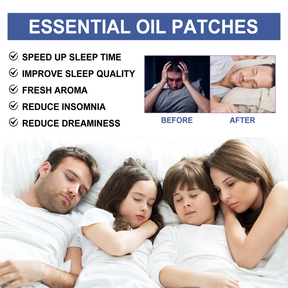 Sleep Good Night cartoon stickers help to fall asleep quickly at night care for sleep quality Sleep patch #JL04-EEB07-A002-28-BU1 - Image 6
