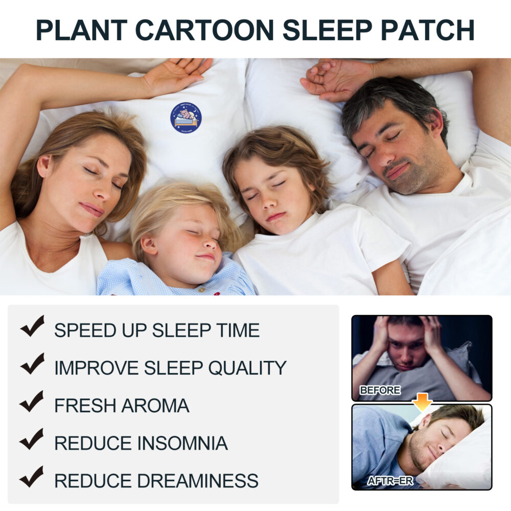 Cartoon plant-based sleep patches relieve muscle tension and body fatigue to help you fall asleep quickly #JL04-EEB07-A001-28-BK1 - Image 7