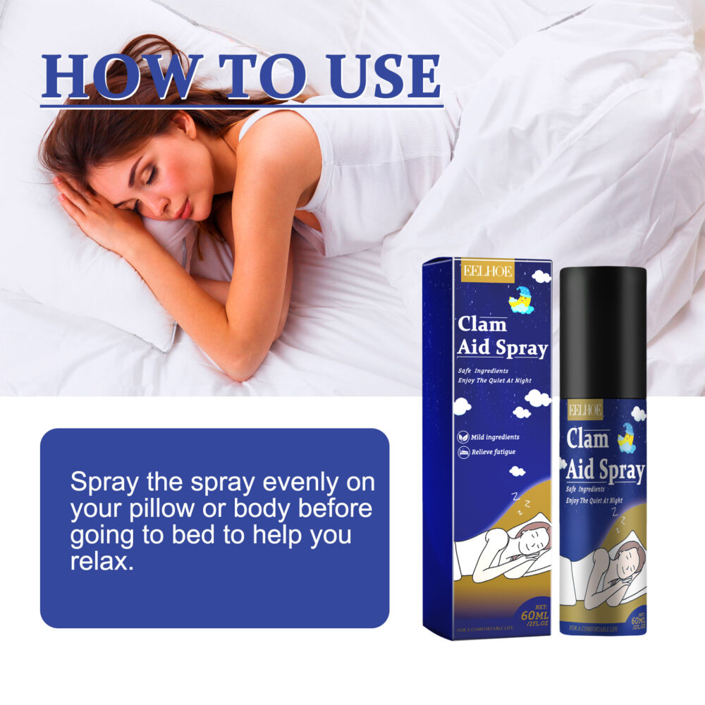 Lavender Sleep Comfort Spray Night Care Sleep Peace Pillow Gentle Refreshing Treatment Spray #JL04-EE062302101-60ml - Image 10