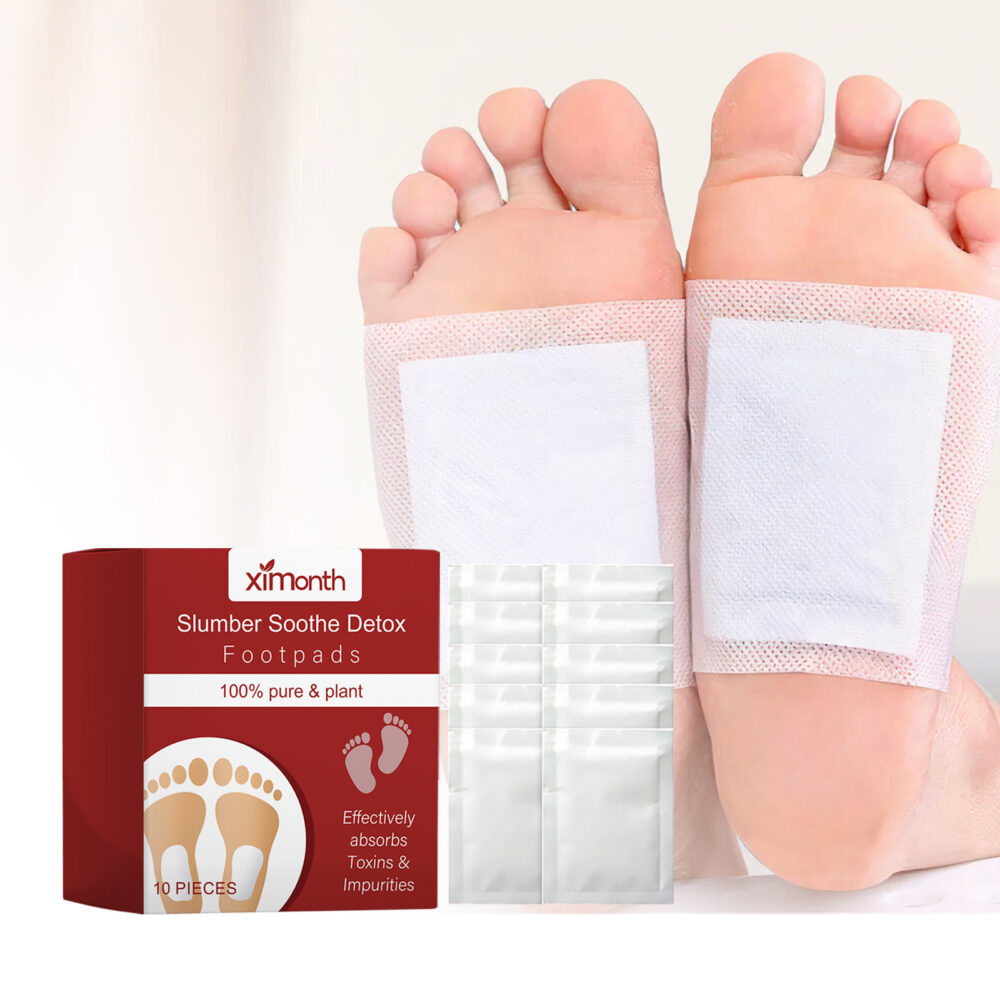 Bamboo charcoal foot patch body cleaning dehumidification care comfortable sleeping foot sole foot care patch #JL04-XIA07-A013-10-RD1 - Image 3