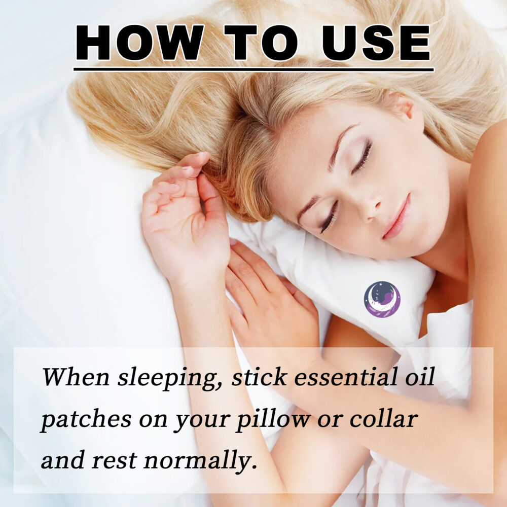 Essential oil good night patch care to help quickly fall asleep to relieve physical stress, fatigue and discomfort sleep patch #JL04-XIB07-A006-28-VT1 - Image 9