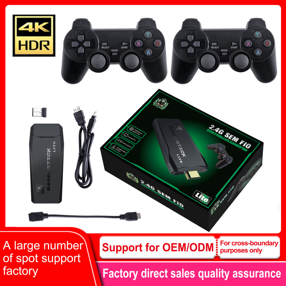 6541  M8-4K Gaming Stick: 20,000 + built-in games, 9 emulators, HDMI output, 4K HDR support, dual wireless gamepads #JL07-M8-4K - Image 10