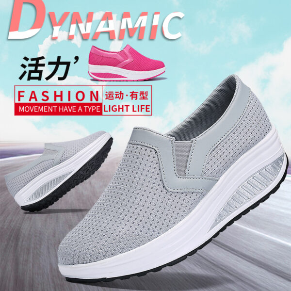 Stylish breathable and elevated ramshackle shoes - comfortable mesh casual shoes #JL07-1608黑色/1608蓝色/JL07-1608灰色 - Image 12