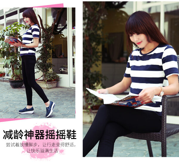 Stylish breathable and elevated ramshackle shoes - comfortable mesh casual shoes #JL07-1608黑色/1608蓝色/JL07-1608灰色 - Image 5