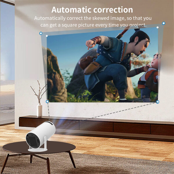6541  Portable smart projector: Support 4K, 720P HD, 130-inch giant screen, Android 11.0 system, low noise #JL07-HY-300 - Image 8