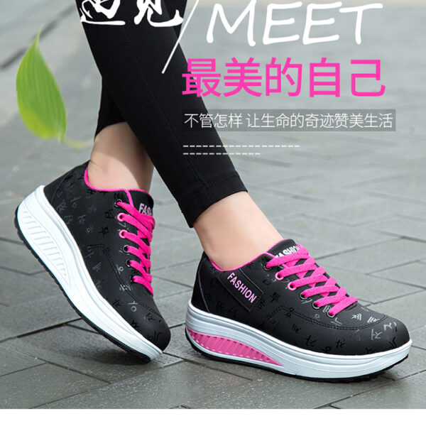 Fashion casual heightening sports shoes, light and comfortable women's shoes #JL07-836黑色/836蓝色/836卡其 - Image 20
