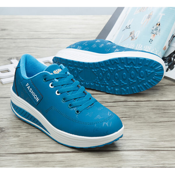 Fashion casual heightening sports shoes, light and comfortable women's shoes #JL07-836黑色/836蓝色/836卡其 - Image 12