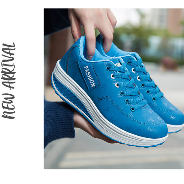 Fashion casual heightening sports shoes, light and comfortable women's shoes #JL07-836黑色/836蓝色/836卡其 - Image 14