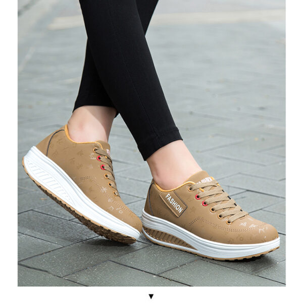Fashion casual heightening sports shoes, light and comfortable women's shoes #JL07-836黑色/836蓝色/836卡其 - Image 18