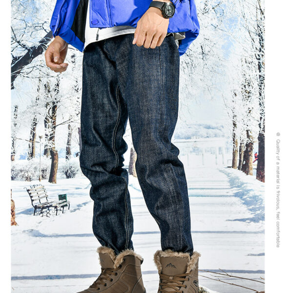 Men's non-slip and wear-resistant outdoor cotton shoes with warm snow boots in winter #JL07-910黑色/910棕色 - Image 12