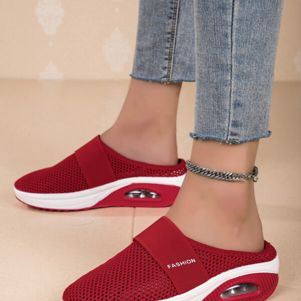 Stylish comfortable breathable mesh casual shoes - three colors available #JL07-0307黑色/0307蓝色/0307粉色/0307红色 - Image 17