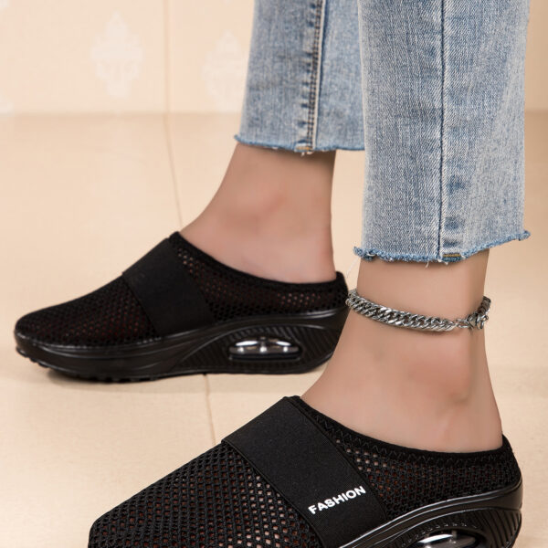 Stylish comfortable breathable mesh casual shoes - three colors available #JL07-0307黑色/0307蓝色/0307粉色/0307红色 - Image 3