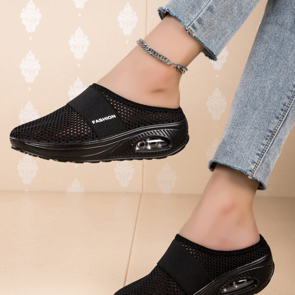 Stylish comfortable breathable mesh casual shoes - three colors available #JL07-0307黑色/0307蓝色/0307粉色/0307红色 - Image 5