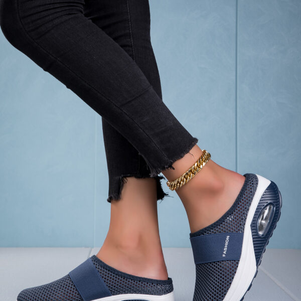 Stylish comfortable breathable mesh casual shoes - three colors available #JL07-0307黑色/0307蓝色/0307粉色/0307红色 - Image 10