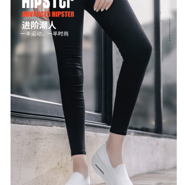 Fashion breathable flying weaver shoes - comfortable casual sports shoes #JL07-869黑色/869白色/869灰色/869棕色/869粉色 - Image 18