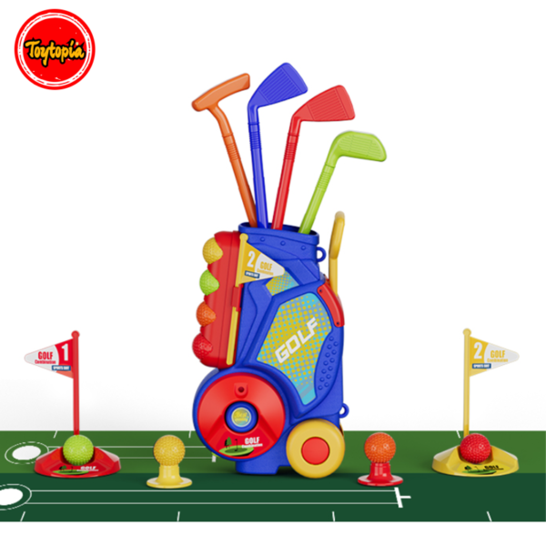 6541  Golf Game kit for kids - indoor and outdoor to develop hand-eye coordination and motor skills #JL07-GOLFT-B - Image 8