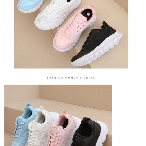 Stylish sneakers - comfortable and breathable casual shoes #JL07-8021黑色/8021白色 - Image 18