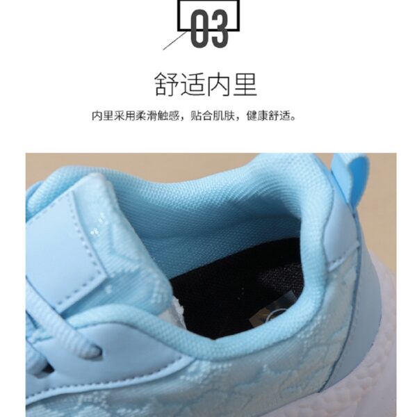 Stylish sneakers - comfortable and breathable casual shoes #JL07-8021黑色/8021白色 - Image 7