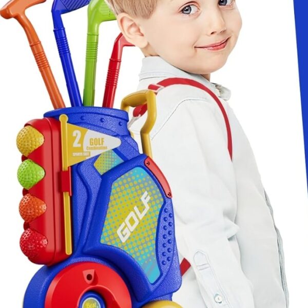 6541  Golf Game kit for kids - indoor and outdoor to develop hand-eye coordination and motor skills #JL07-GOLFT-B - Image 9