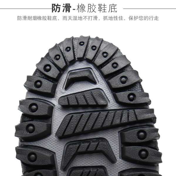 Winter outdoor warm non-slip snow boots - lightweight and comfortable to resist the cold #JL07-1812黑色 - Image 5