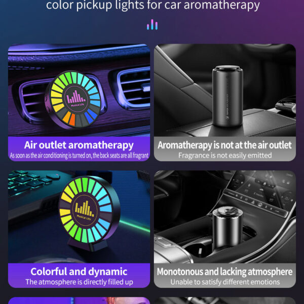 6541  Aromatherapy Magnetic Pickup Lamp with RGB Lighting #JL07-LA000454 - Image 2