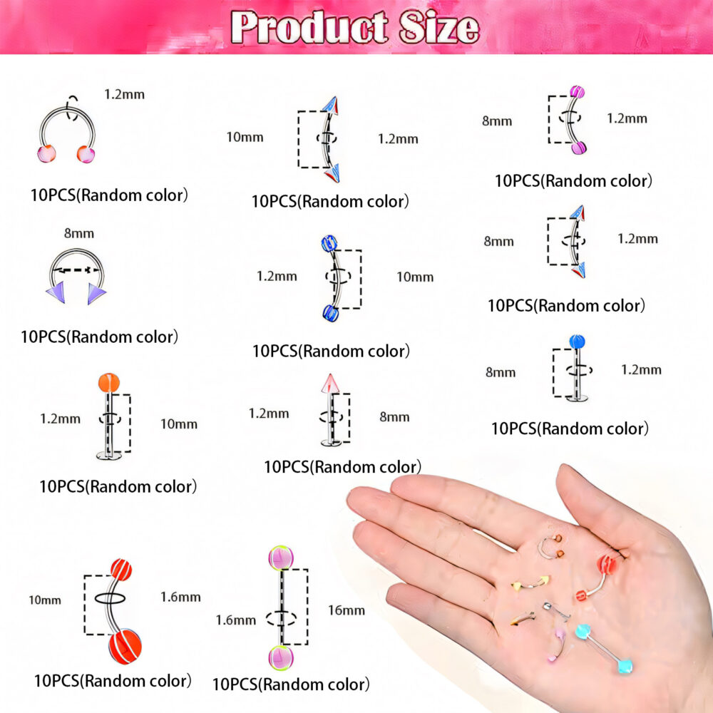 6541  high-quality 149Pcs Piercing Kit，Ease of maintenance，Suitable for beginners #JL01-BEGS10 - Image 2