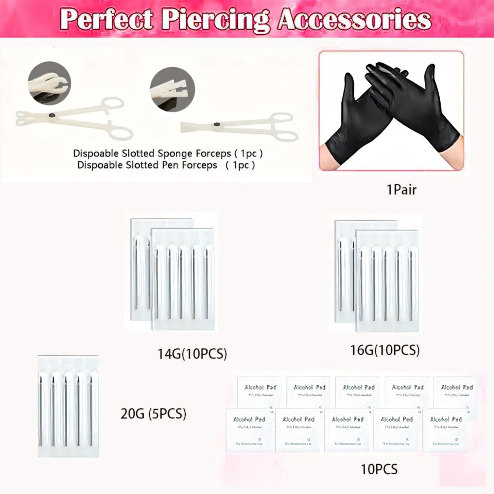 6541  high-quality 149Pcs Piercing Kit，Ease of maintenance，Suitable for beginners #JL01-BEGS10 - Image 3