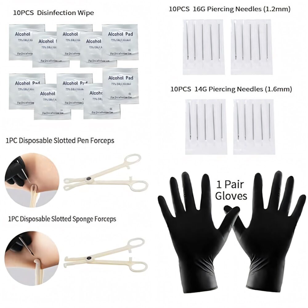 6541  Piercing Jewelry Steel Jewelry，Multiple Jewelry Styles and Sizes，Suitable for Beginners #JL01-BEGS13 - Image 4