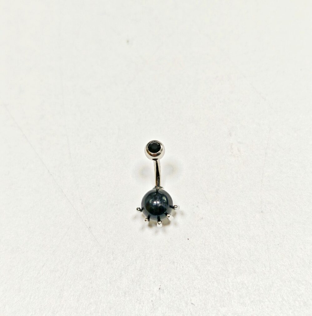 6541  10Pcs Black Belly Button Rings Kit，variety of styles Ideal for daily wear #JL01-BEGS12 - Image 6