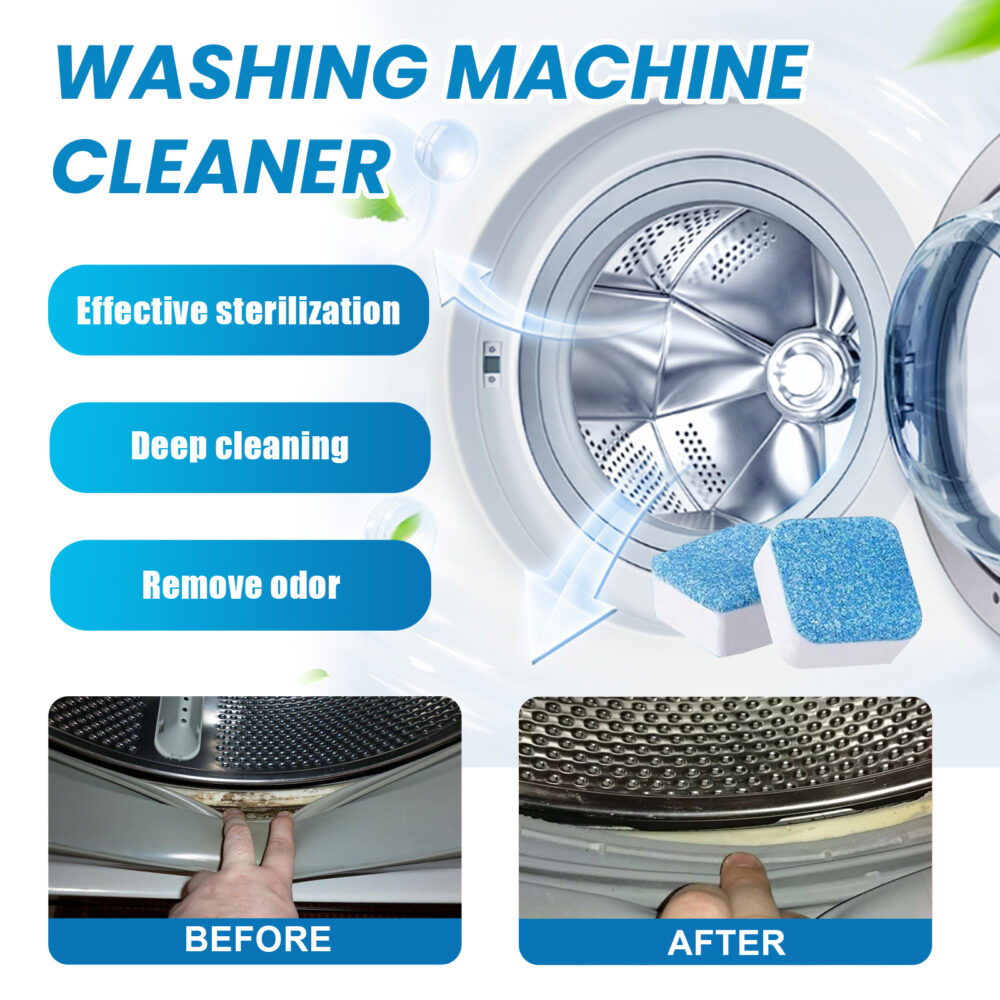 6541  Washing Machine Cleaner Tablets - Active Washing Machine Cleaner, Compatible with All Types of Washers #JL07-LA000470 - Image 4