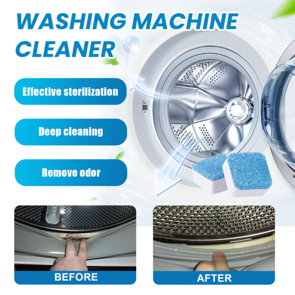 6541  Washing Machine Cleaner Tablets - Active Washing Machine Cleaner, Compatible with All Types of Washers #JL07-LA000470 - Image 4