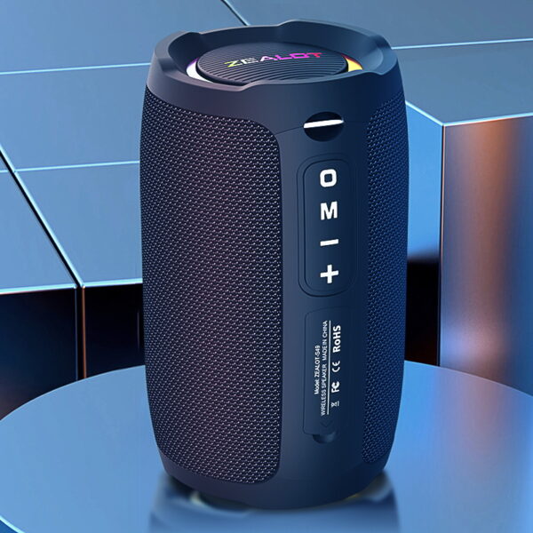 ZEALOT S49 10W Wireless Speakers, Outdoor Portable Subwoofer Speaker, Wireless Speaker, Dual Pairing,3600mAh Battery, 12 Hours Playtime Loud Stereo #JL07-ZEALOT S49 HEI